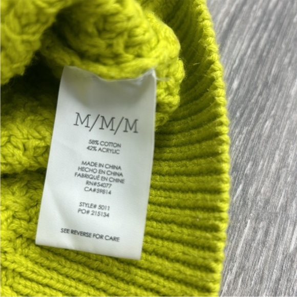 Cabi Loren Chartreuse Green Cardigan size M - Picture 7 of 10